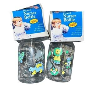 Vintage Baby King 5oz Baby Bottle Nurser 1993 Lot Of 2 NEW SEALED PROP MOVIE